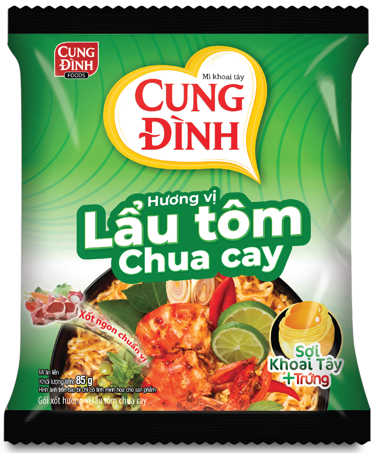 Vị Lẩu Tôm Chua Cay